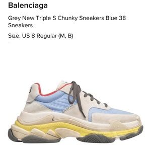 Women’s size 8 Balenciaga Sneaker